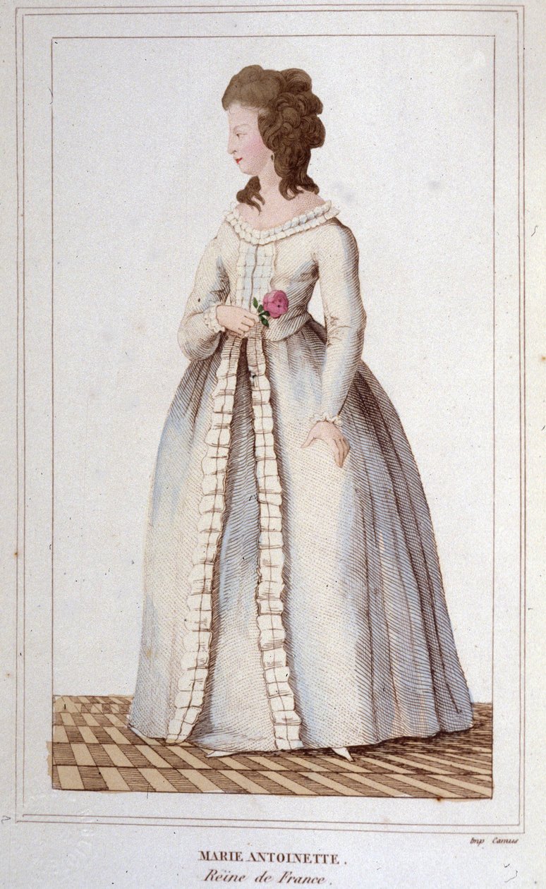 Ritratto di Maria Antonietta (1755-1793) (incisione 1830) da Unknown artist
