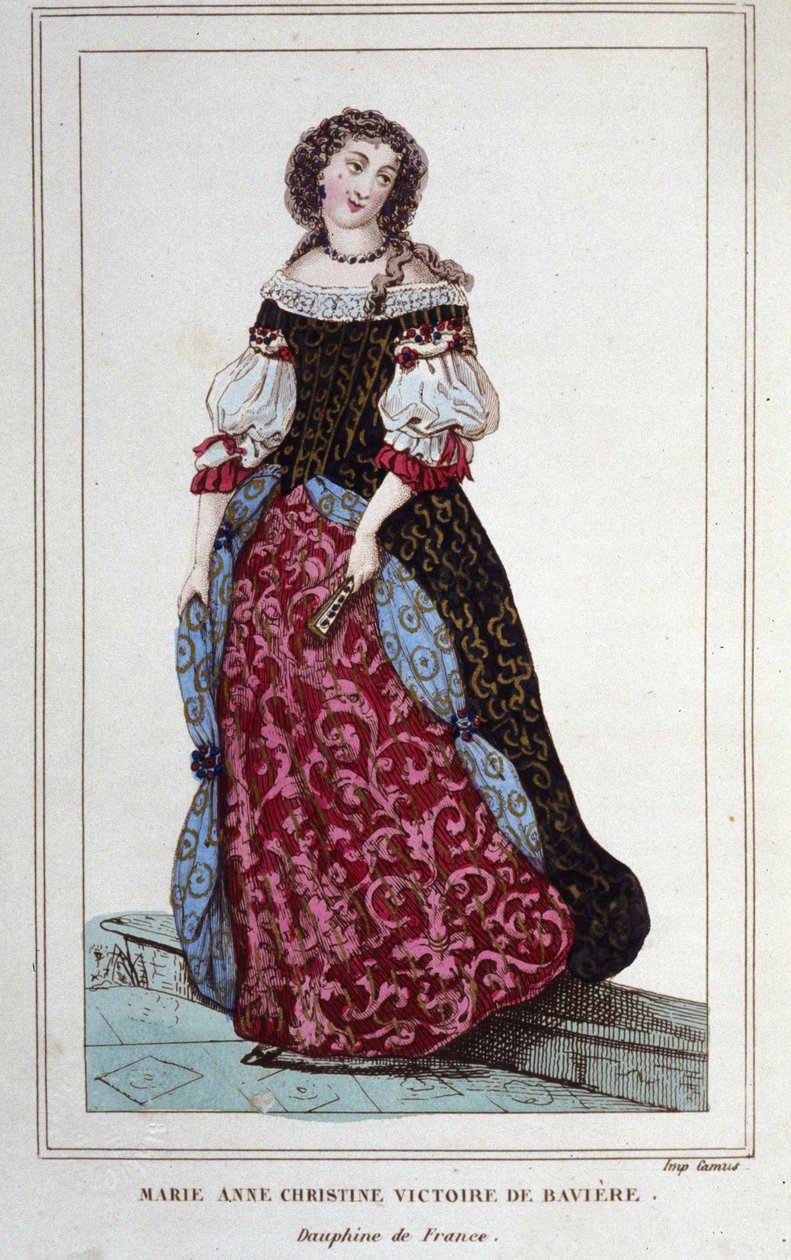 Ritratto di Maria-Anna-Cristina di Baviera. Monaco da Unknown artist