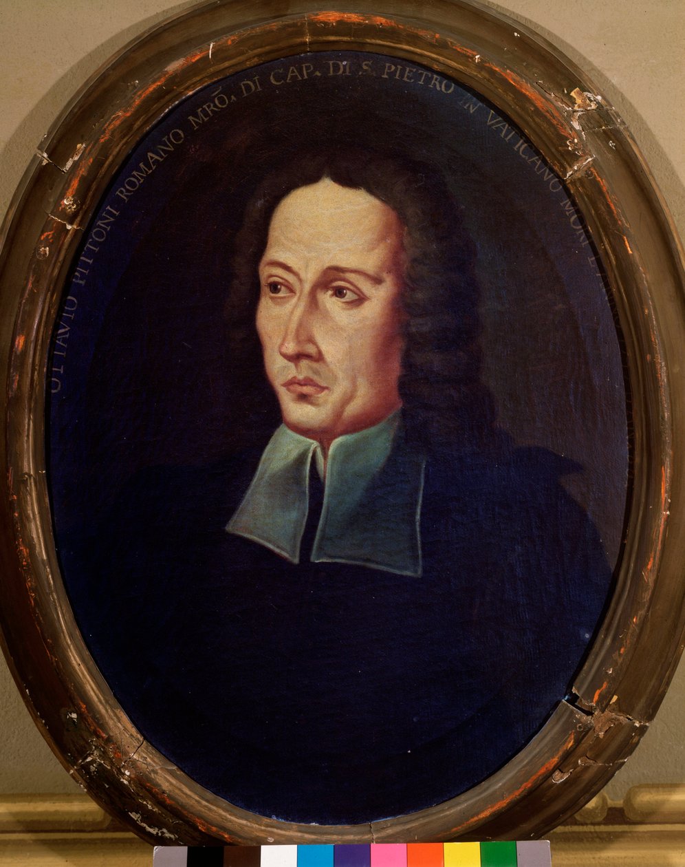 Ritratto di Ottavio Pitoni (1657-1743) compositore italiano. Dipinto anonimo. XVIII secolo. Bologna, civico museo musicale da Unknown artist
