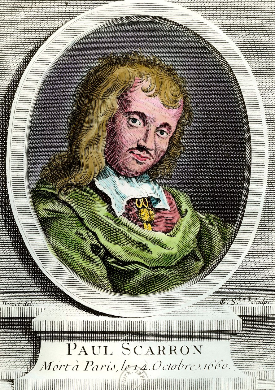 Ritratto di Paul Scarron, scrittore francese da Unknown artist