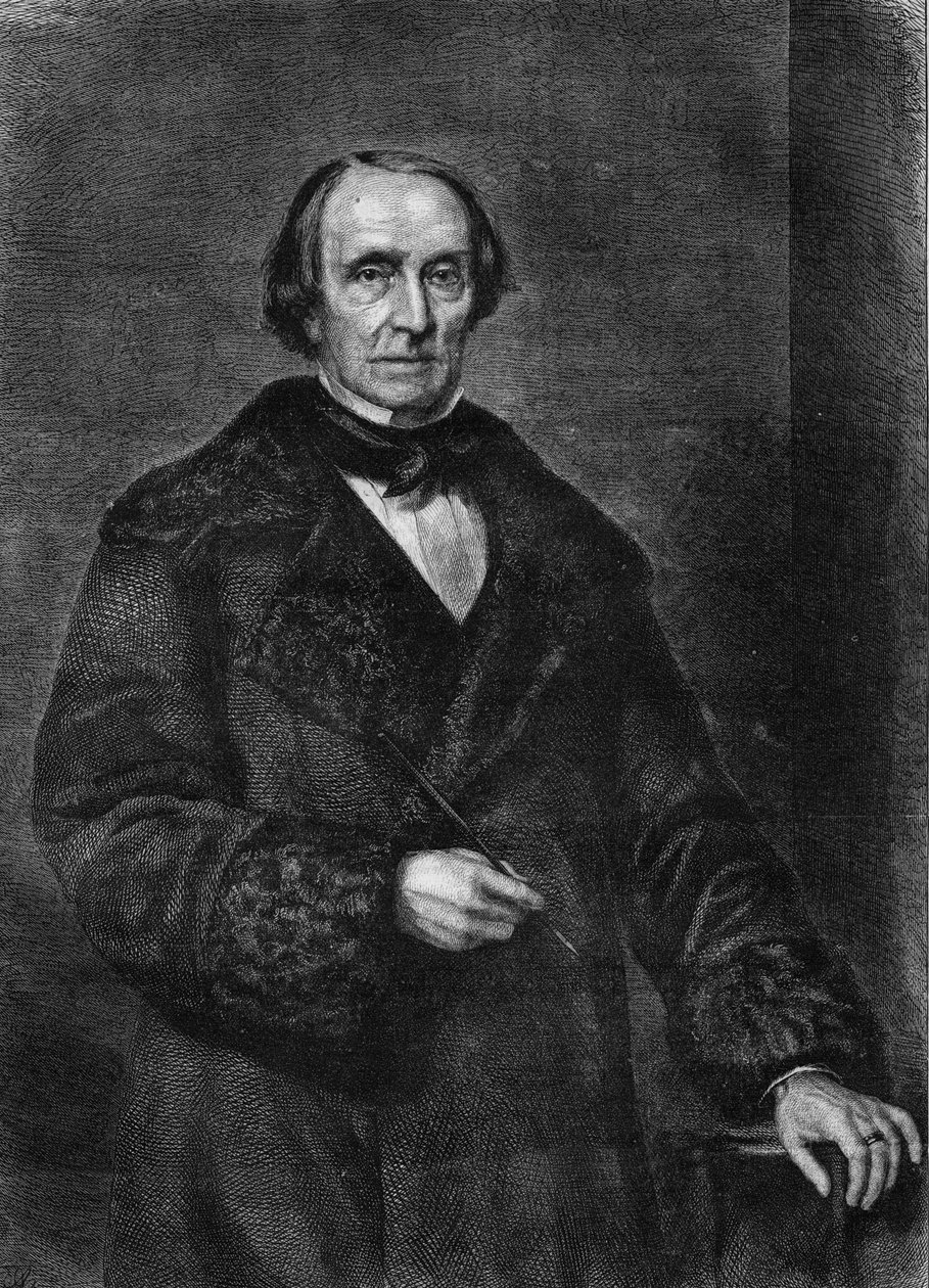 Ritratto di Peter von Cornelius, pittore tedesco (1783-1867) da Unknown artist
