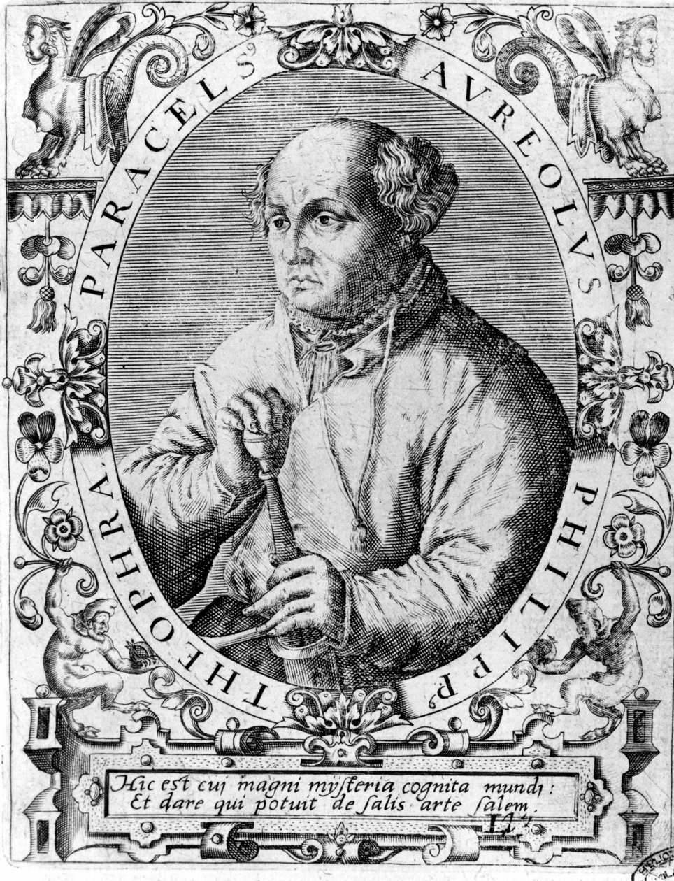 Ritratto di Philippus Aureolus Theophrastus Bombastus von Hohenheim Paracelsus da Unknown artist
