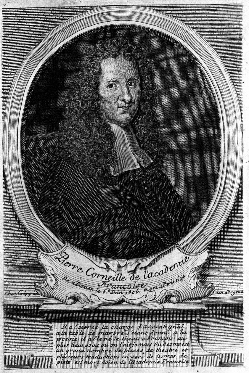 Ritratto di Pierre Corneille (1606 - 1684) da Unknown artist