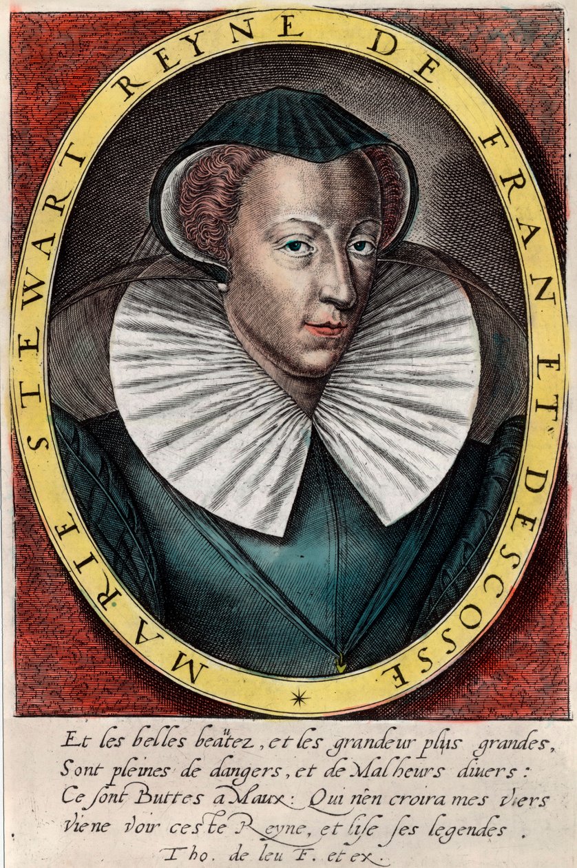 Ritratto della Regina Maria Stuarda (1542 - 1587), Regina di Francia e Scozia da Unknown artist