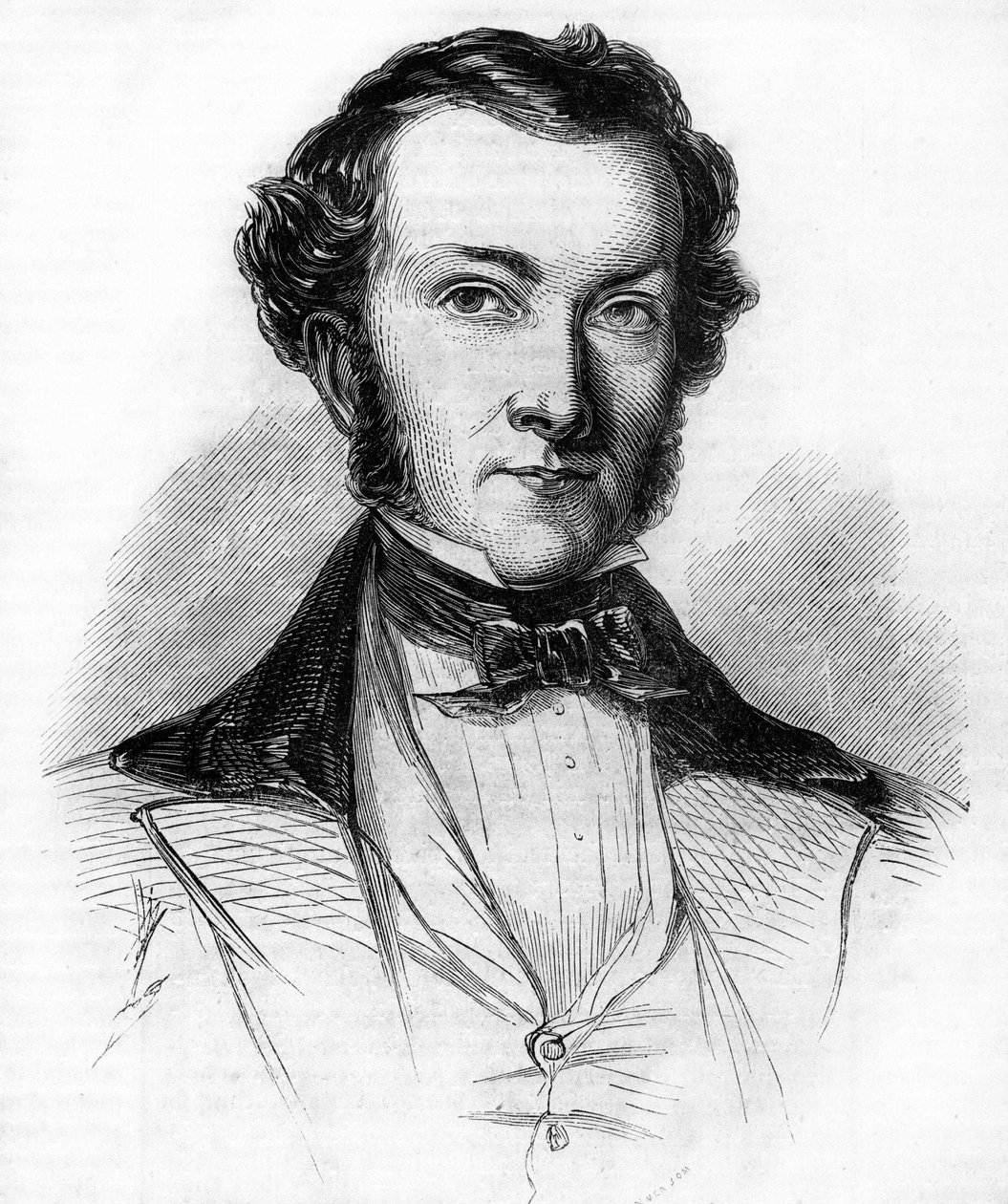 Ritratto di Richard Cobden. da Unknown artist