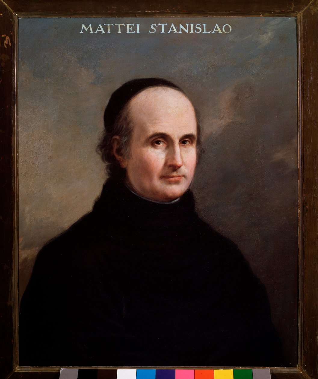 Ritratto di Stanislao Mattei (1750-1825) compositore italiano da Unknown artist