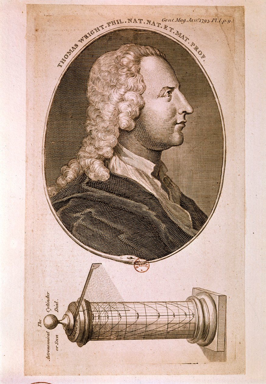 Ritratto di Thomas Wright da Unknown artist