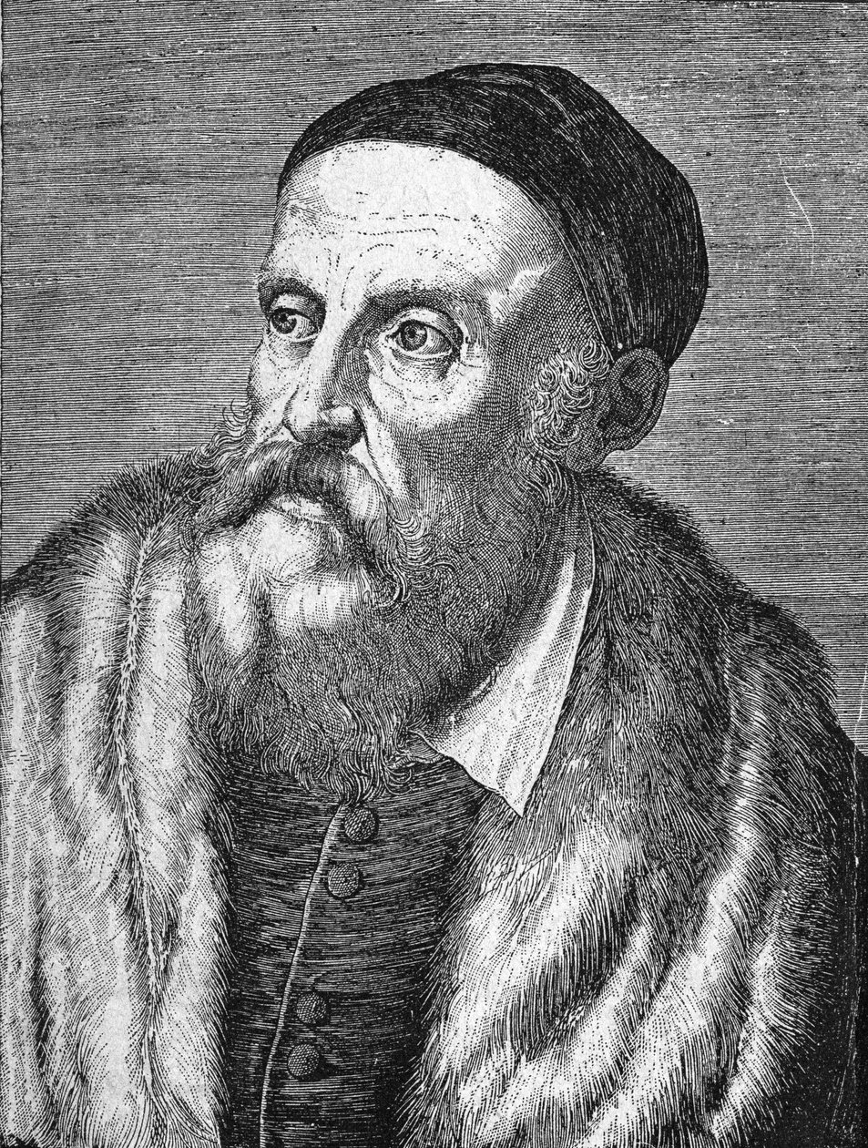 Ritratto di Tiziano Vecellio (Il Tiziano) (1490 - 1576) da Unknown artist