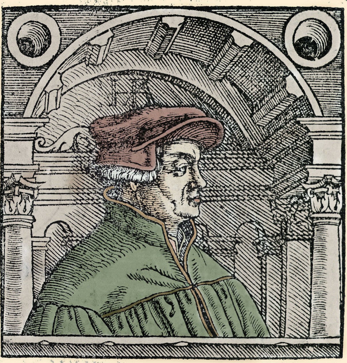 Ritratto di Ulrich Zwingli (1484 - 1531), riformatore religioso svizzero da Unknown artist