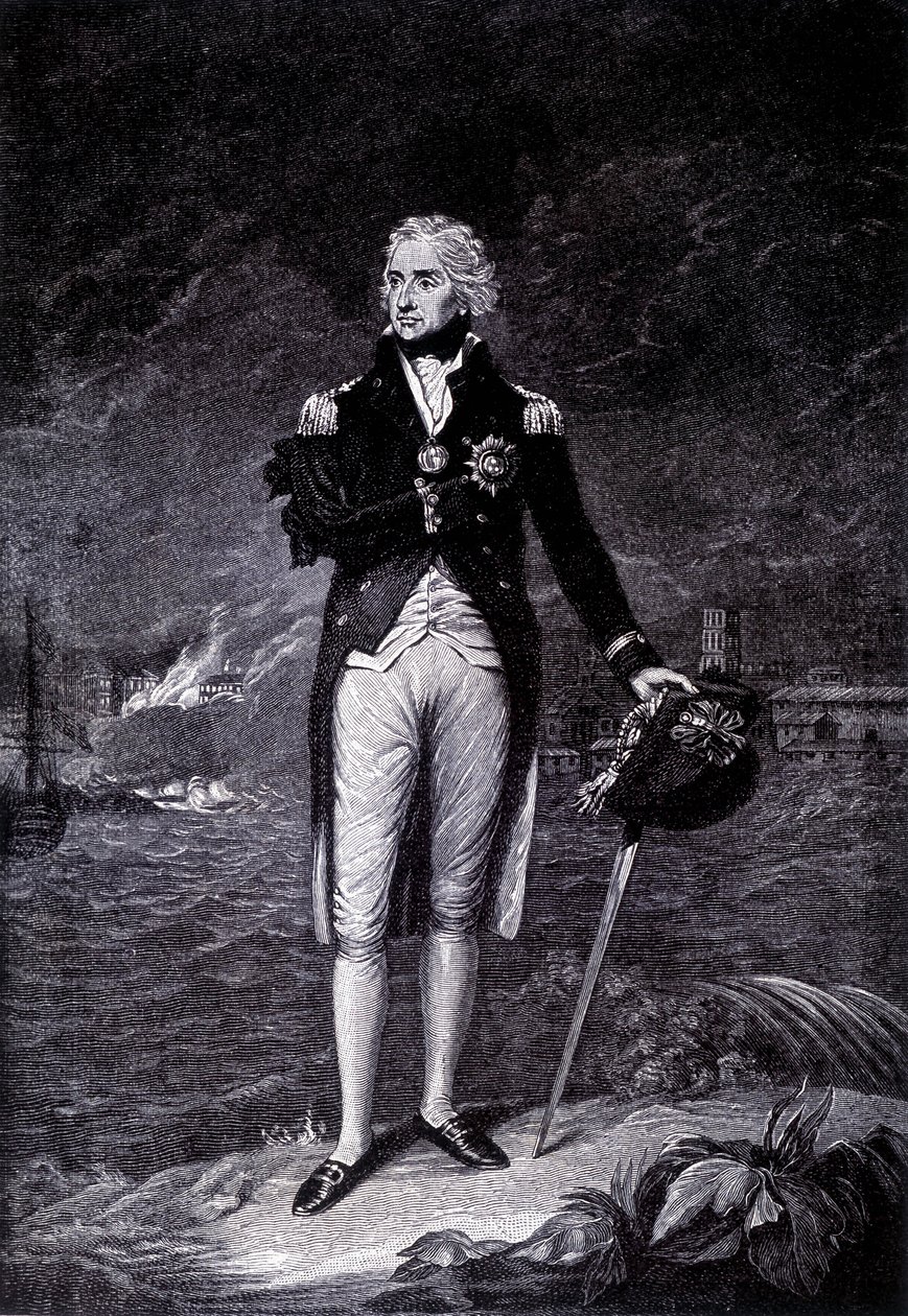 Ritratto del Visconte Horatio Nelson (1758 - 1805), Ammiraglio britannico da Unknown artist
