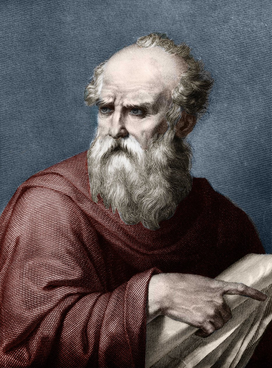 Ritratto di Vitruvio (Marcus Vitruvius Pollio), architetto romano del I secolo a.C. da Unknown artist