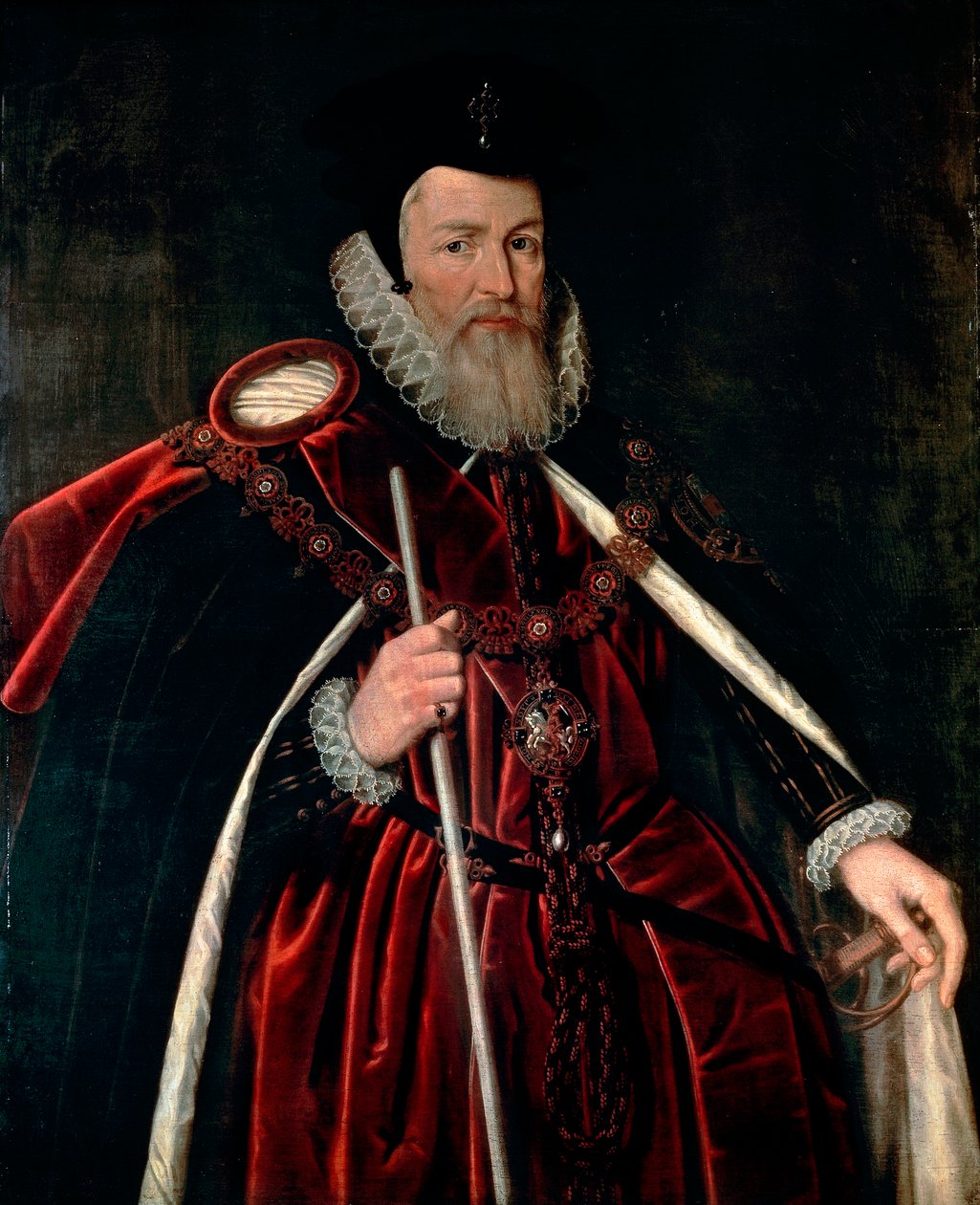 Ritratto di William Cecil Barone Burghley da Unknown artist