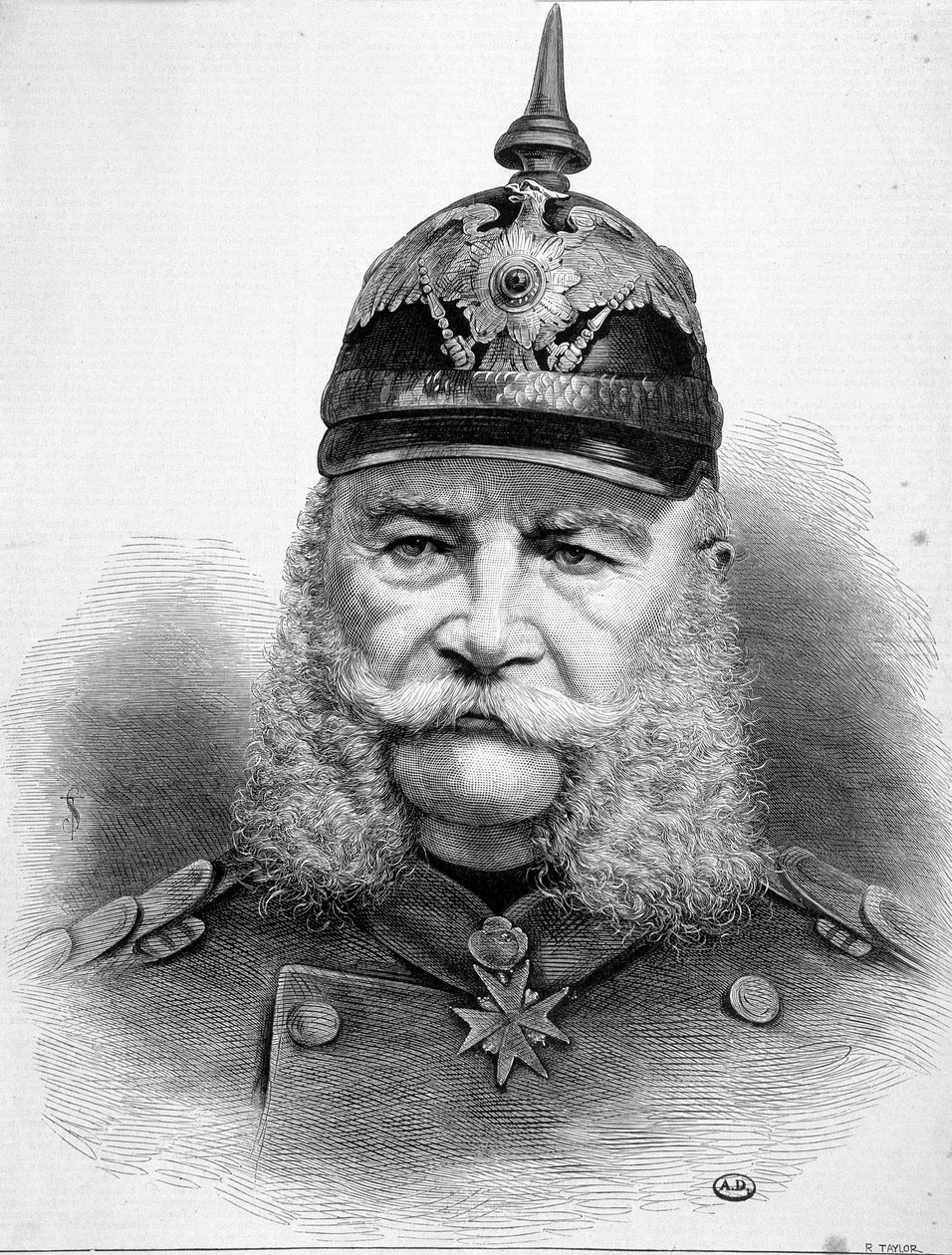 Ritratto di Guglielmo Federico Ludovico I, Re di Prussia e Imperatore di Germania (1797-1888) da Unknown artist