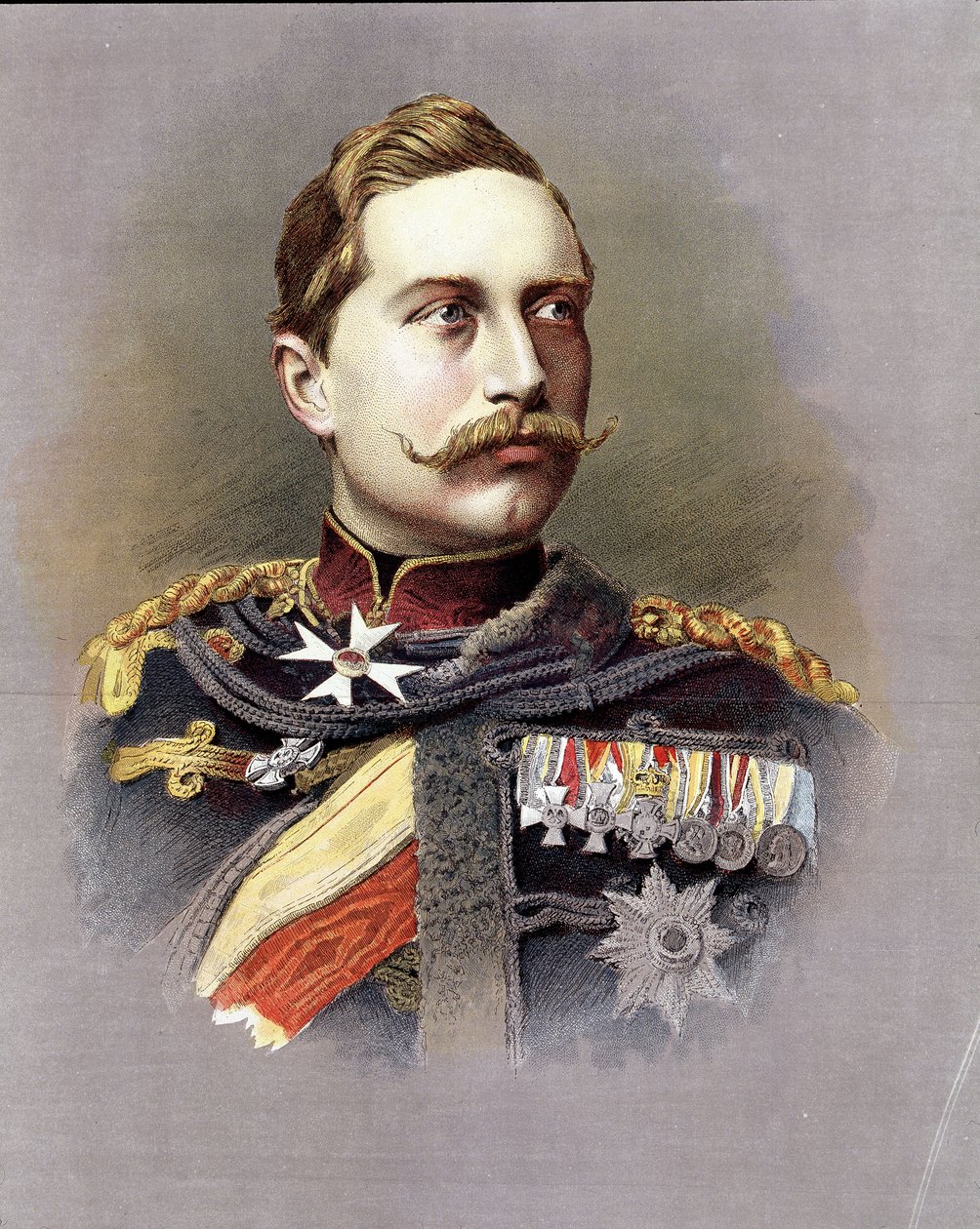 Ritratto di Guglielmo II (1859 - 1941) da Unknown artist