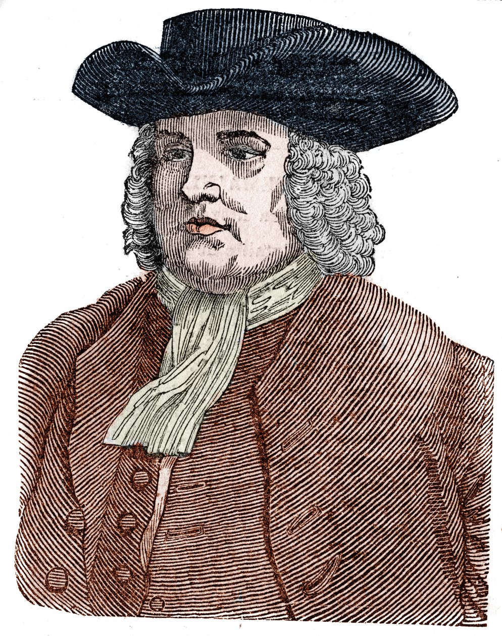 Ritratto di William Penn (1644-1718) Fondatore della Pennsylvania. Riformatore religioso inglese e pubblicista da Unknown artist