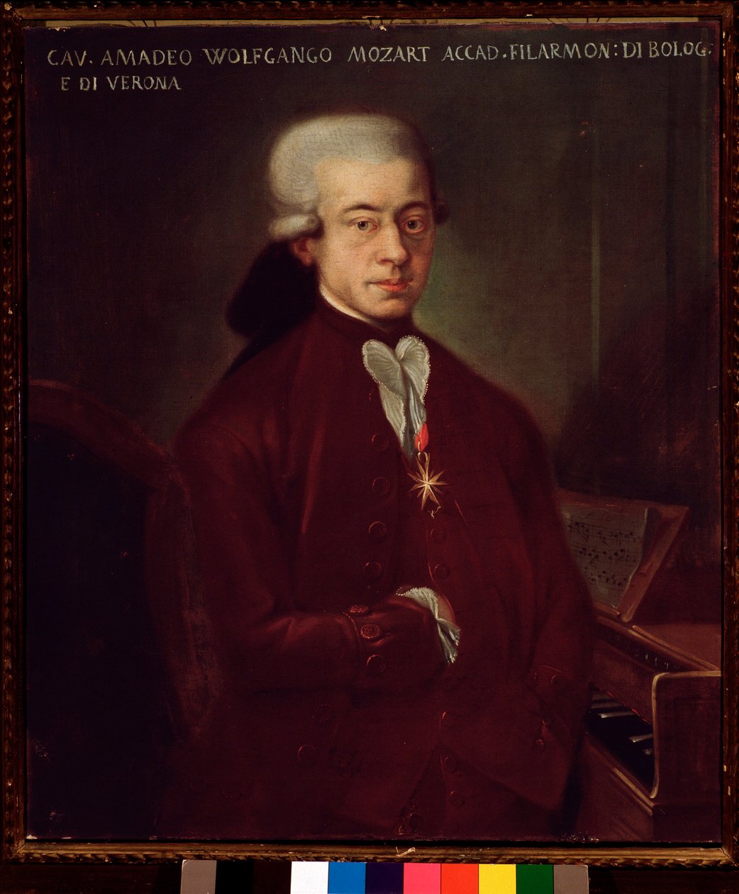 Ritratto di Wolfgang Amadeus Mozart a 21 anni da Unknown artist