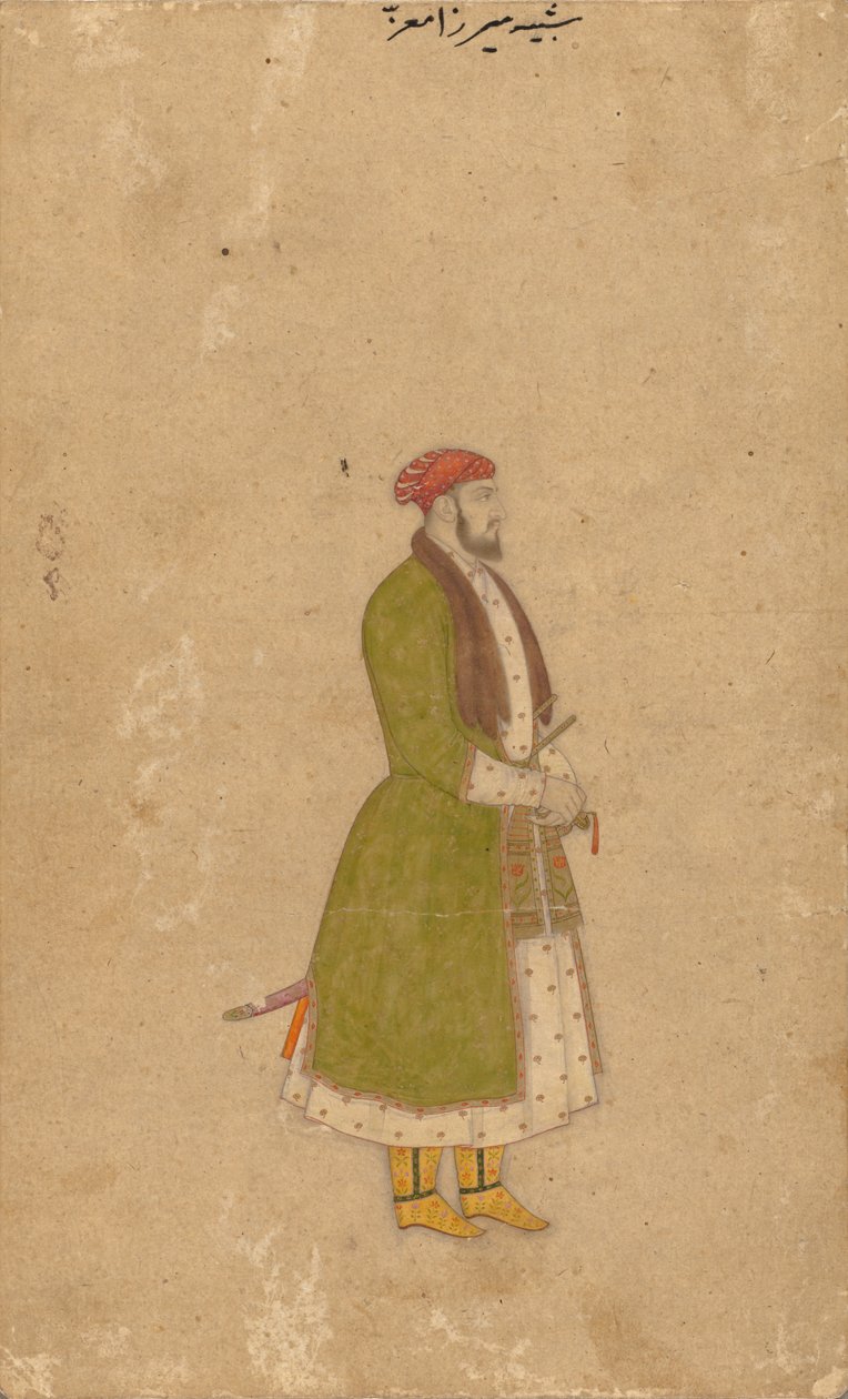 Ritratto del cortigiano Mirza Muizz da Unknown artist