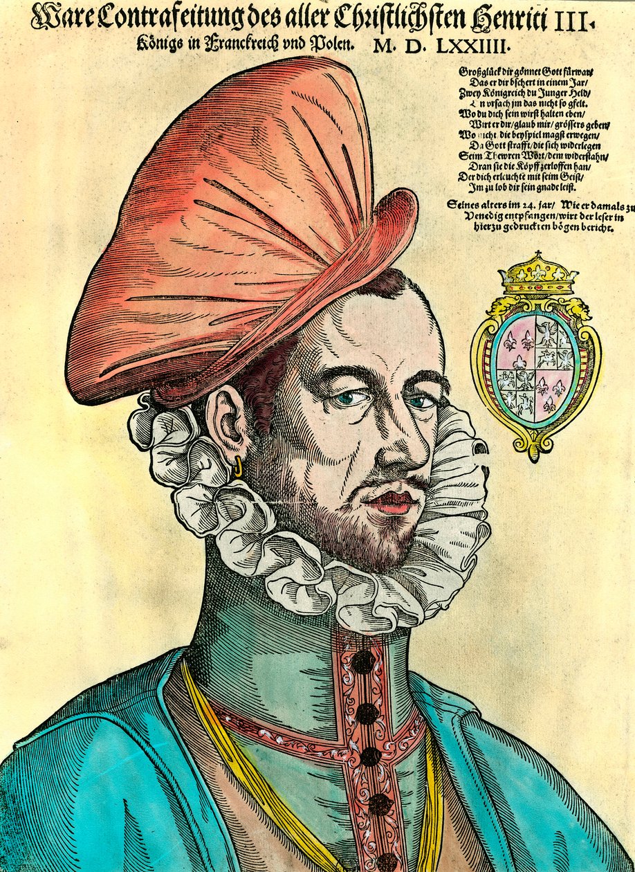 Ritratto del re di Francia Enrico III da Unknown artist