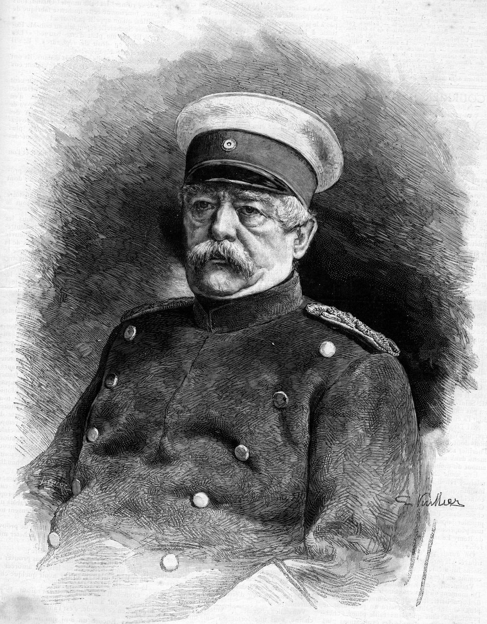 Ritratto del Principe di Bismarck (1815-1898) da Unknown artist
