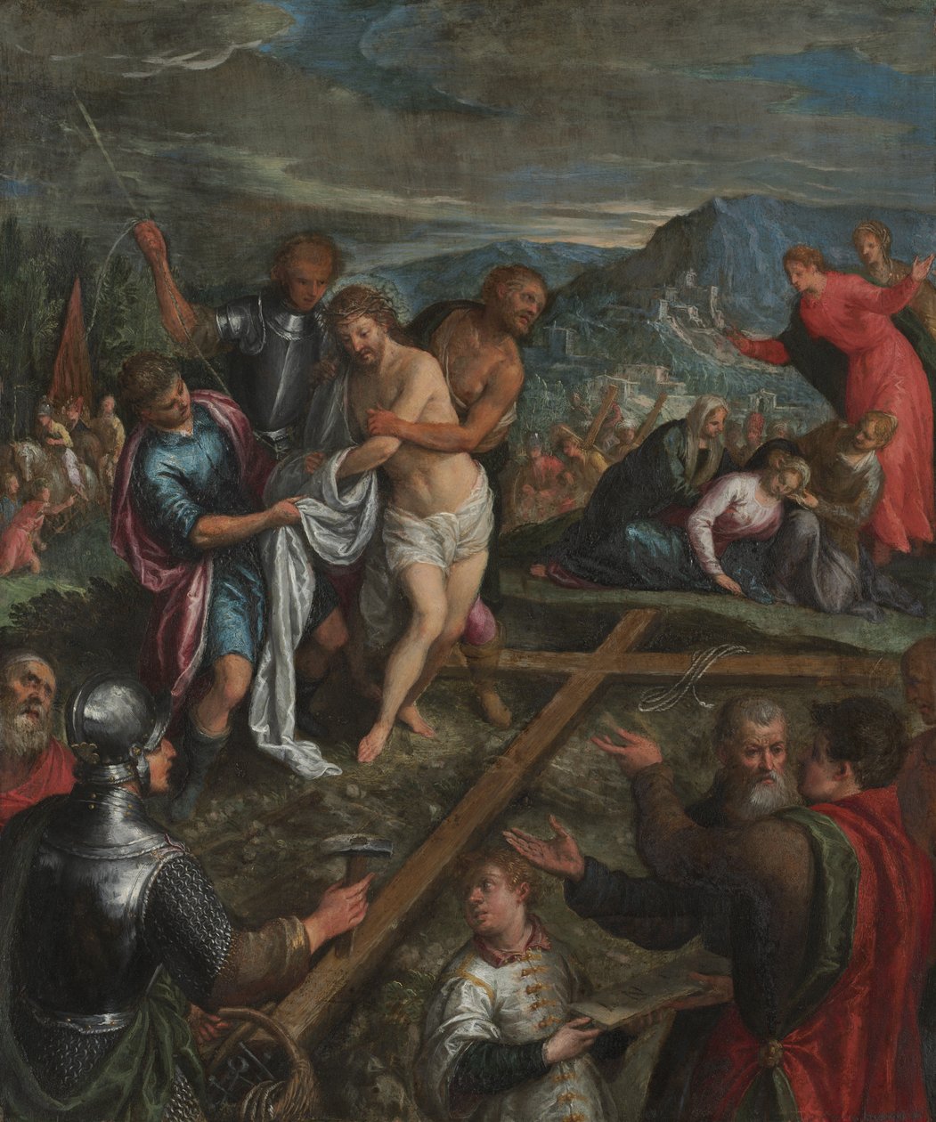 Preparazione per la crocifissione da Unknown artist