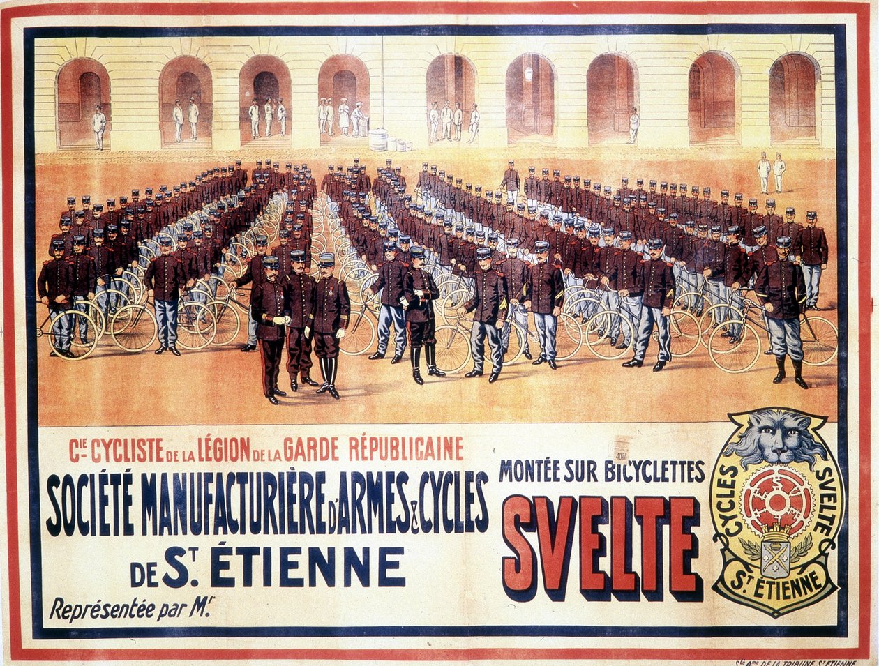 Presentazione della compagnia ciclistica della Legione della Guardia Repubblicana: Société manufacturière d