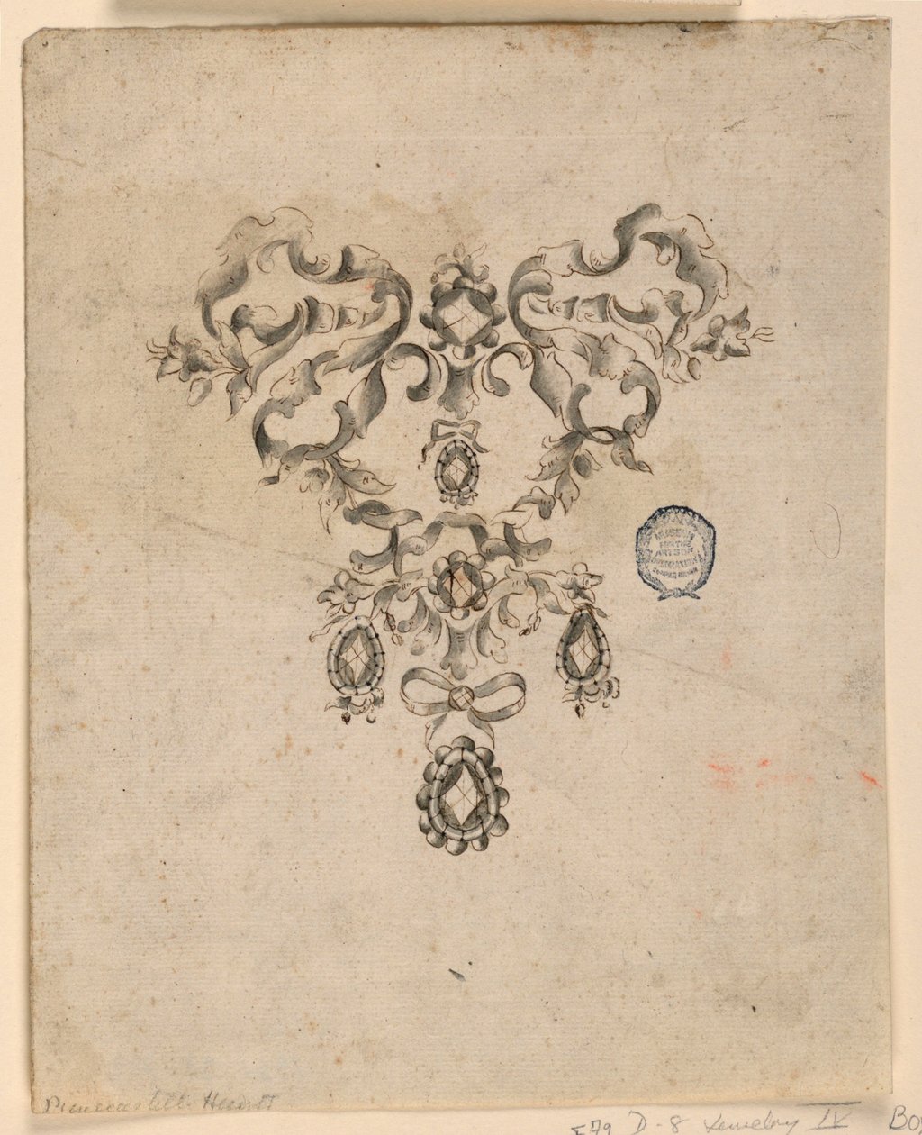 Progetto per una spilla da Unknown artist
