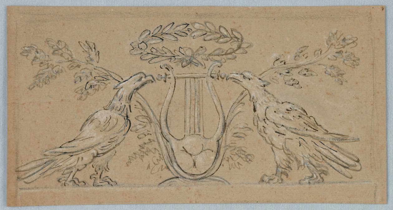 Progetto per la decorazione di un pannello oblungo da Unknown artist