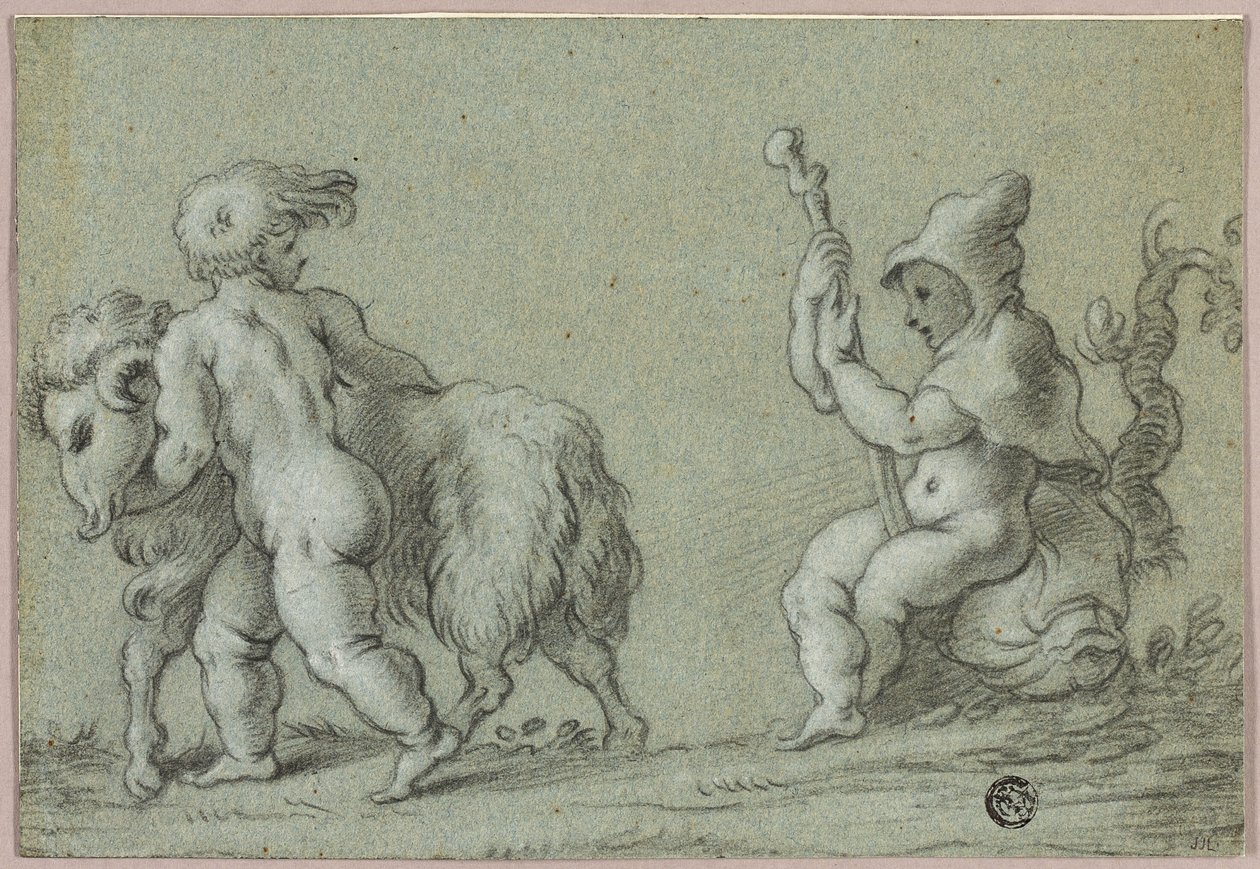 Putti come caprai da Unknown artist