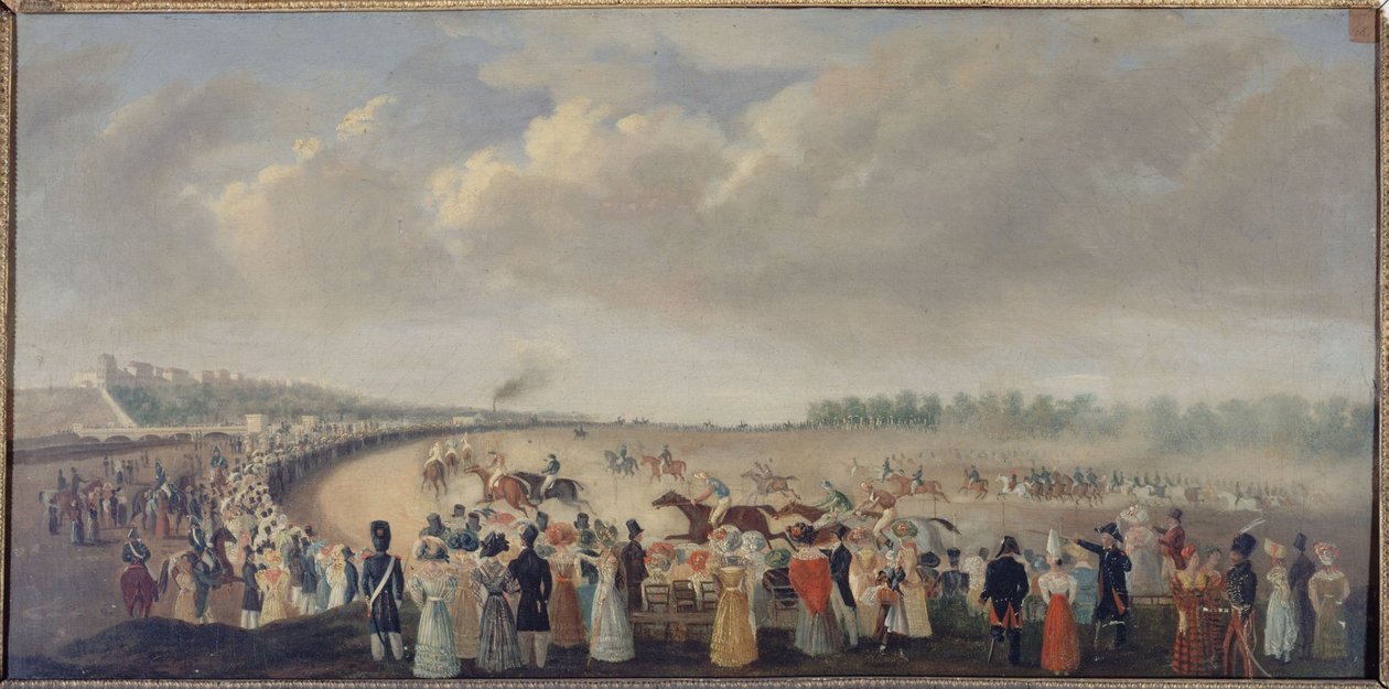 Corse al Champ-de-Mars, attuale 8° arrondissement, circa 1830, tra il 1801 e il 1900 da Unknown artist