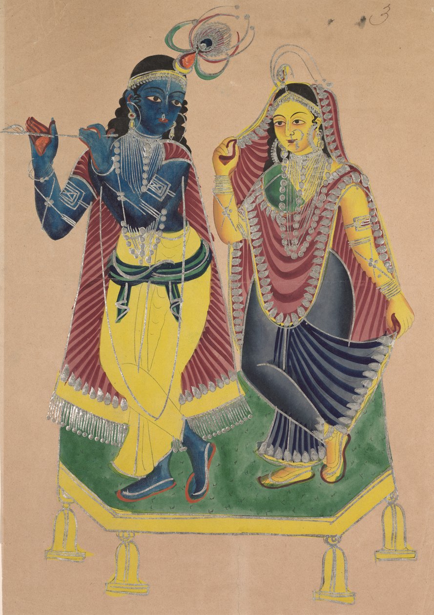 Radha e Krishna da Unknown artist