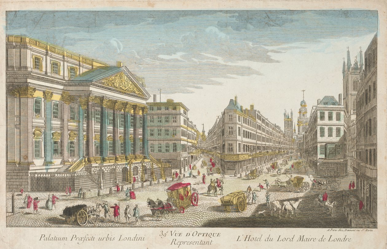 Residenza del Lord Sindaco di Londra da Unknown artist