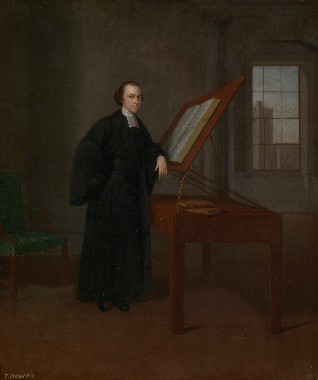 Revd. Dr. Thomas Haweis (1734-1820) da Unknown artist