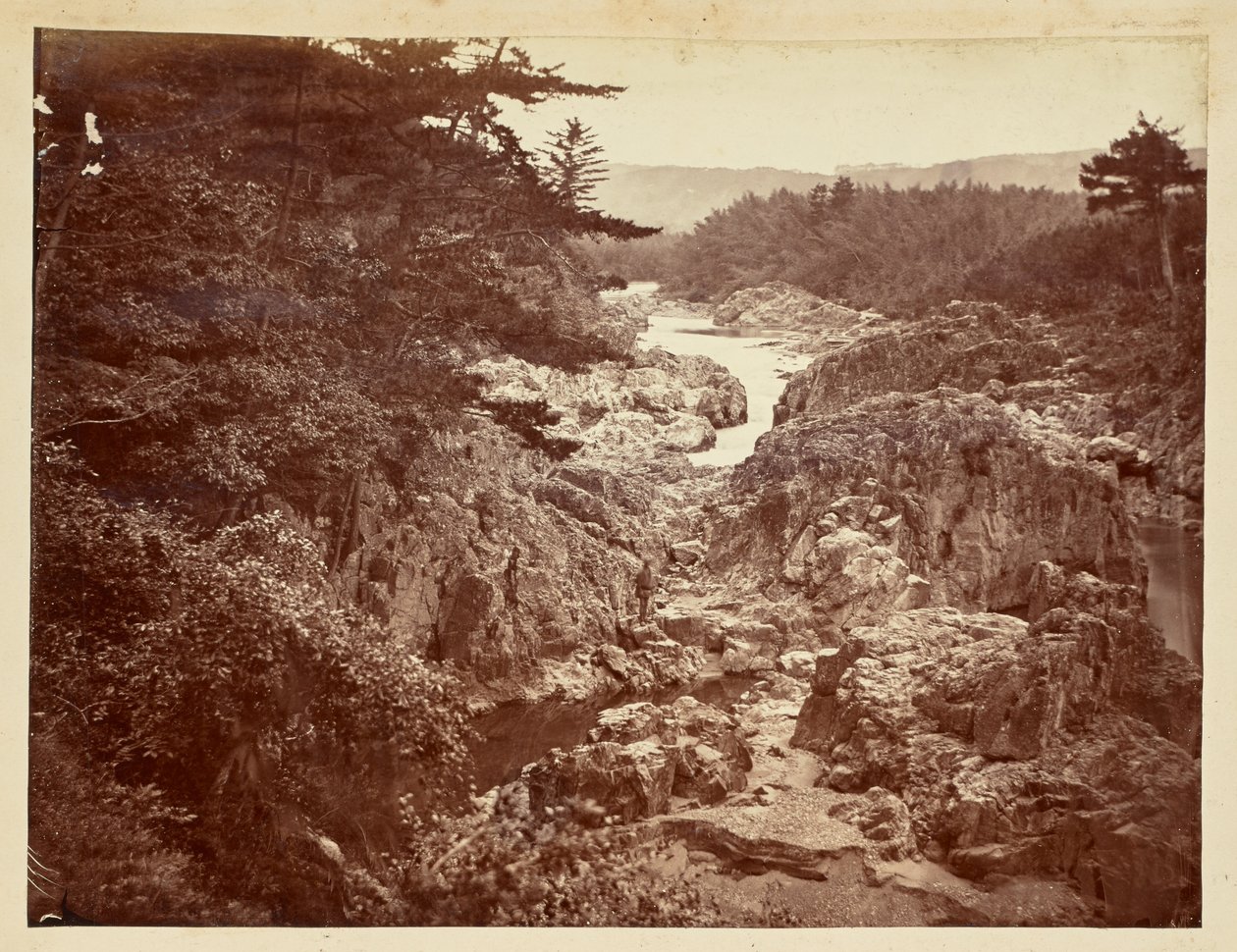 [Vista sul fiume Rocky] da Unknown artist