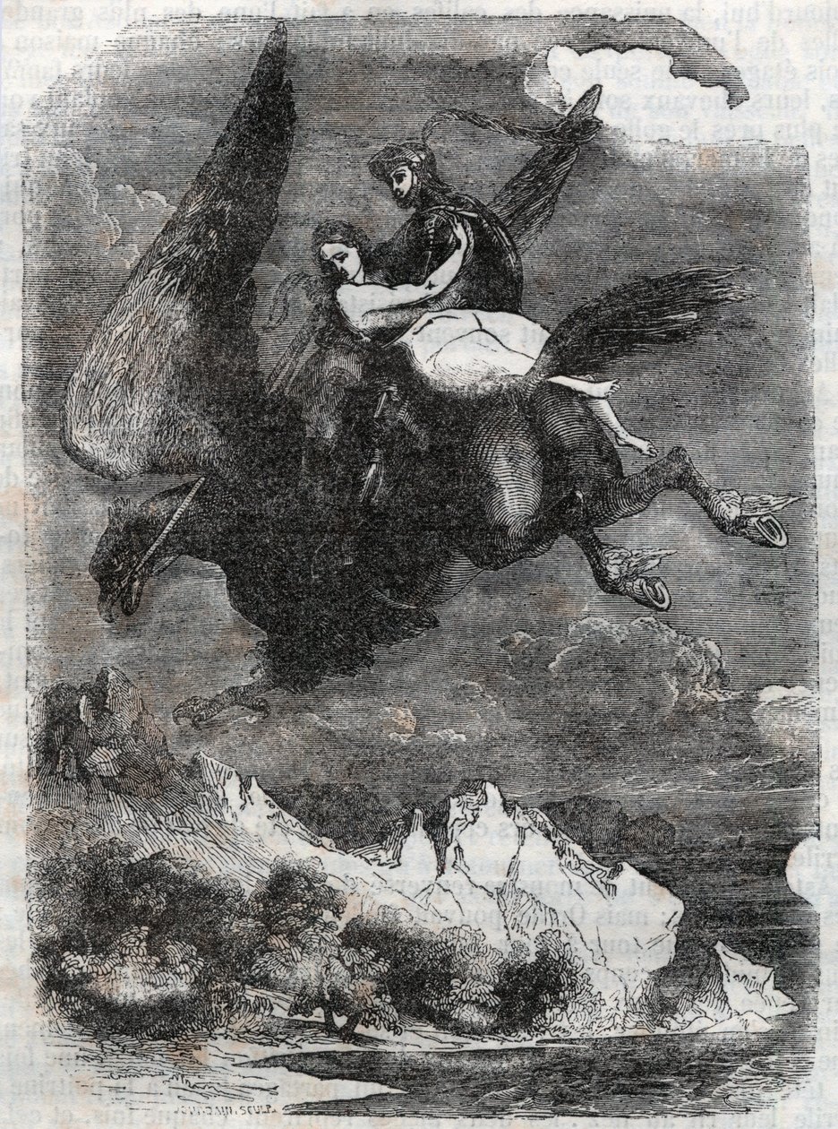 Ruggero e Angelica sull