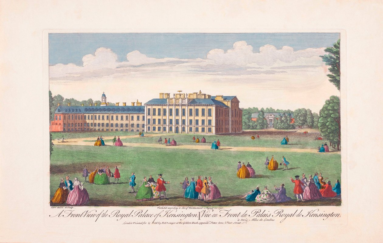 Palazzo Reale di Kensington nel XVIII secolo da Unknown artist