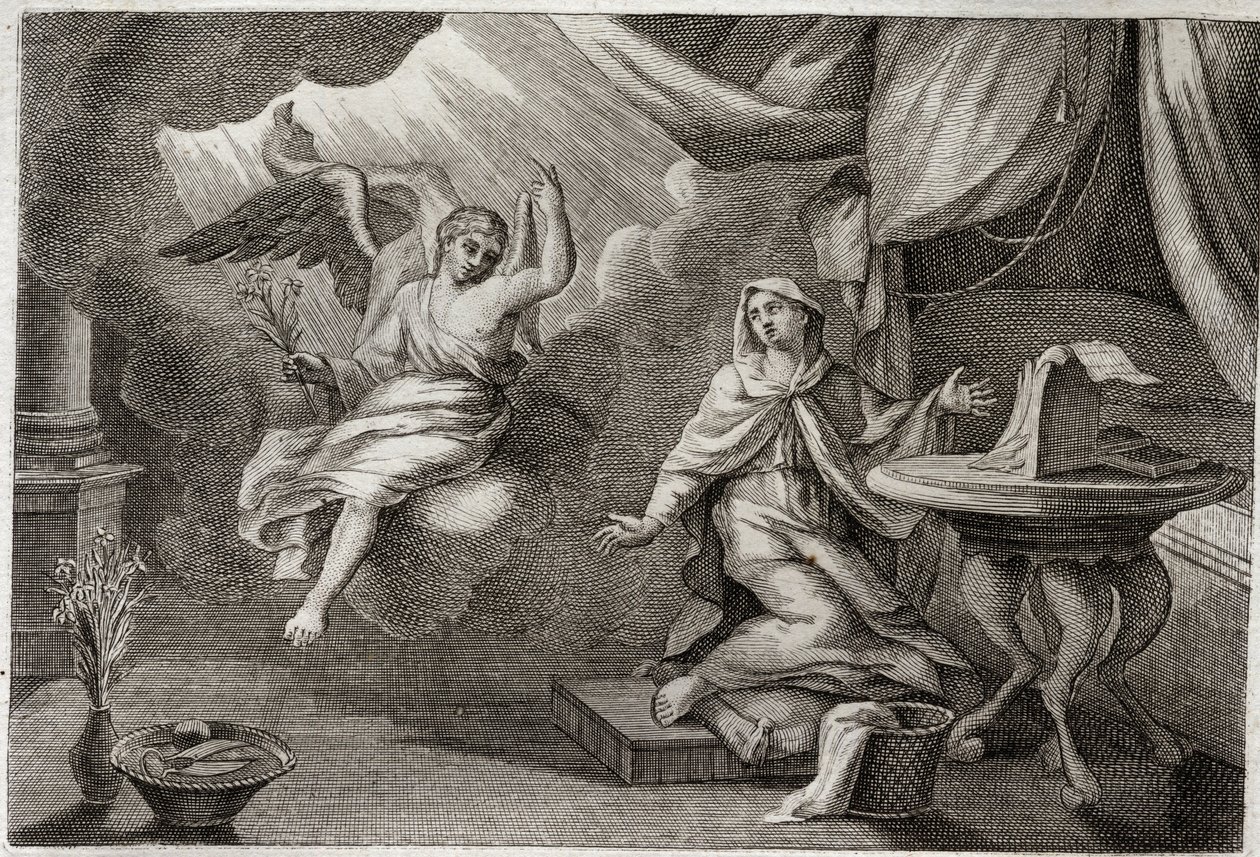 Bibbia di Royaumont, Nuovo Testamento: Annunciazione della Vergine. L