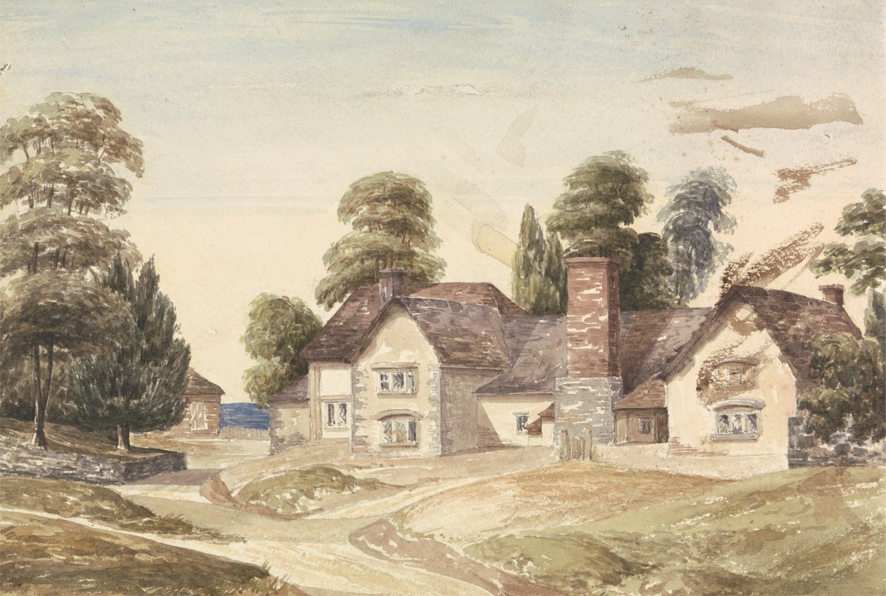 Paesaggio Rurale con Casa di Campagna da Unknown artist