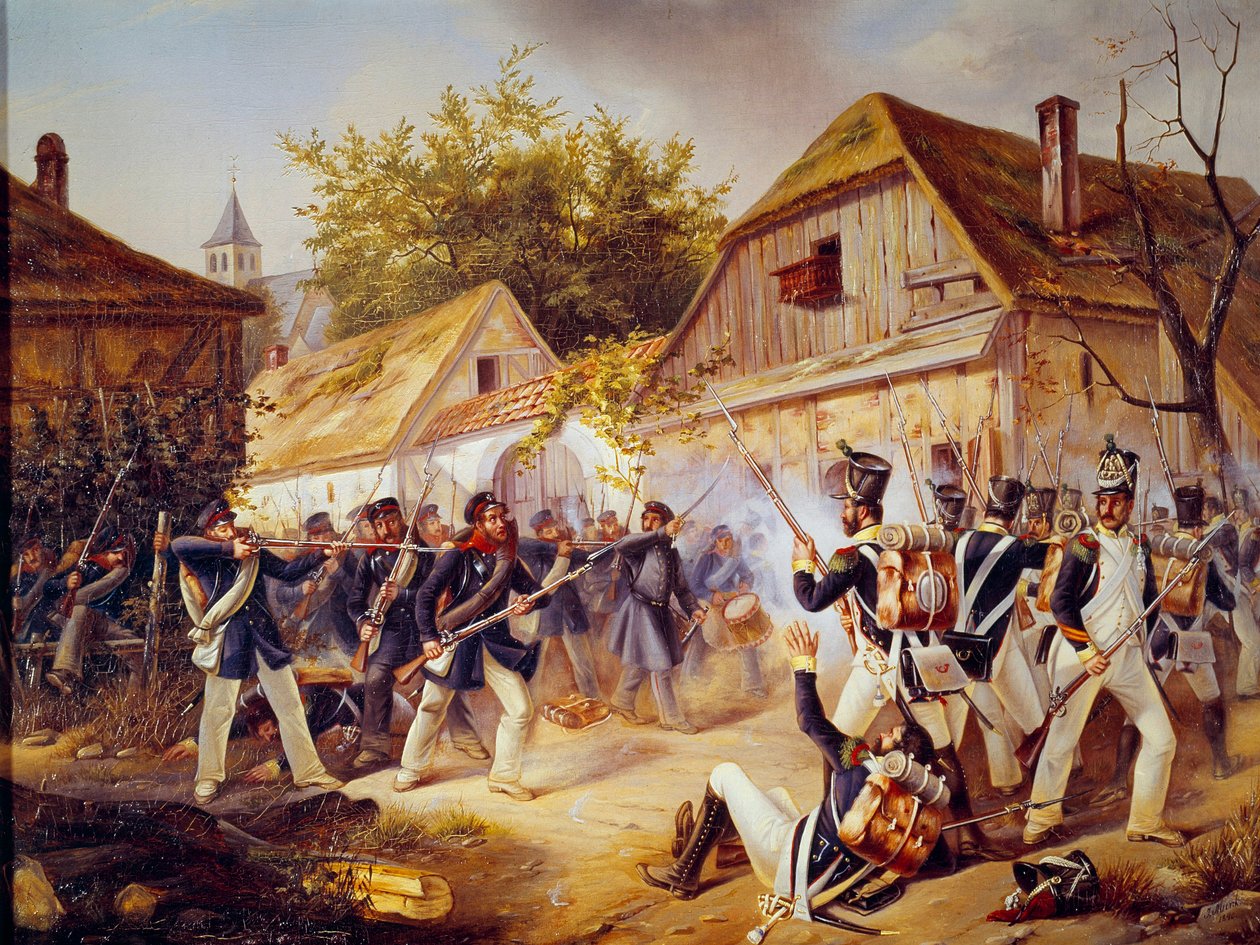 Campagna russa: La resa delle truppe di Vandamme alla battaglia di Kulm il 30/08/1813 da Unknown artist