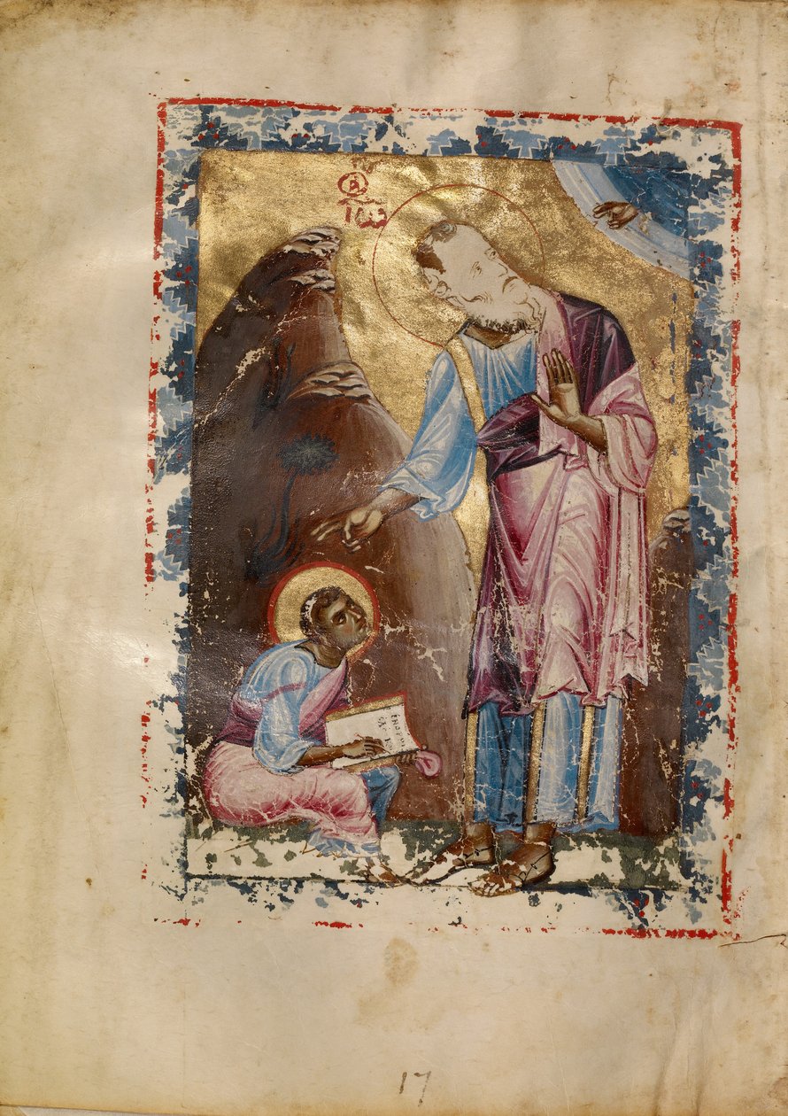 San Giovanni Evangelista dettando da Unknown artist