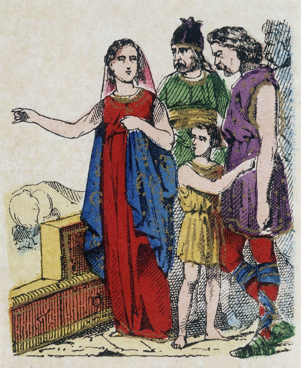 Santa Genoveffa (422-502), patrona di Parigi, dissuase i parigini dall