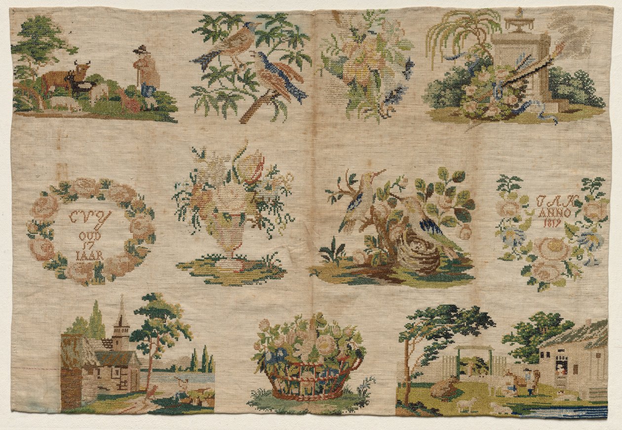 Frammento di campionario da Unknown artist