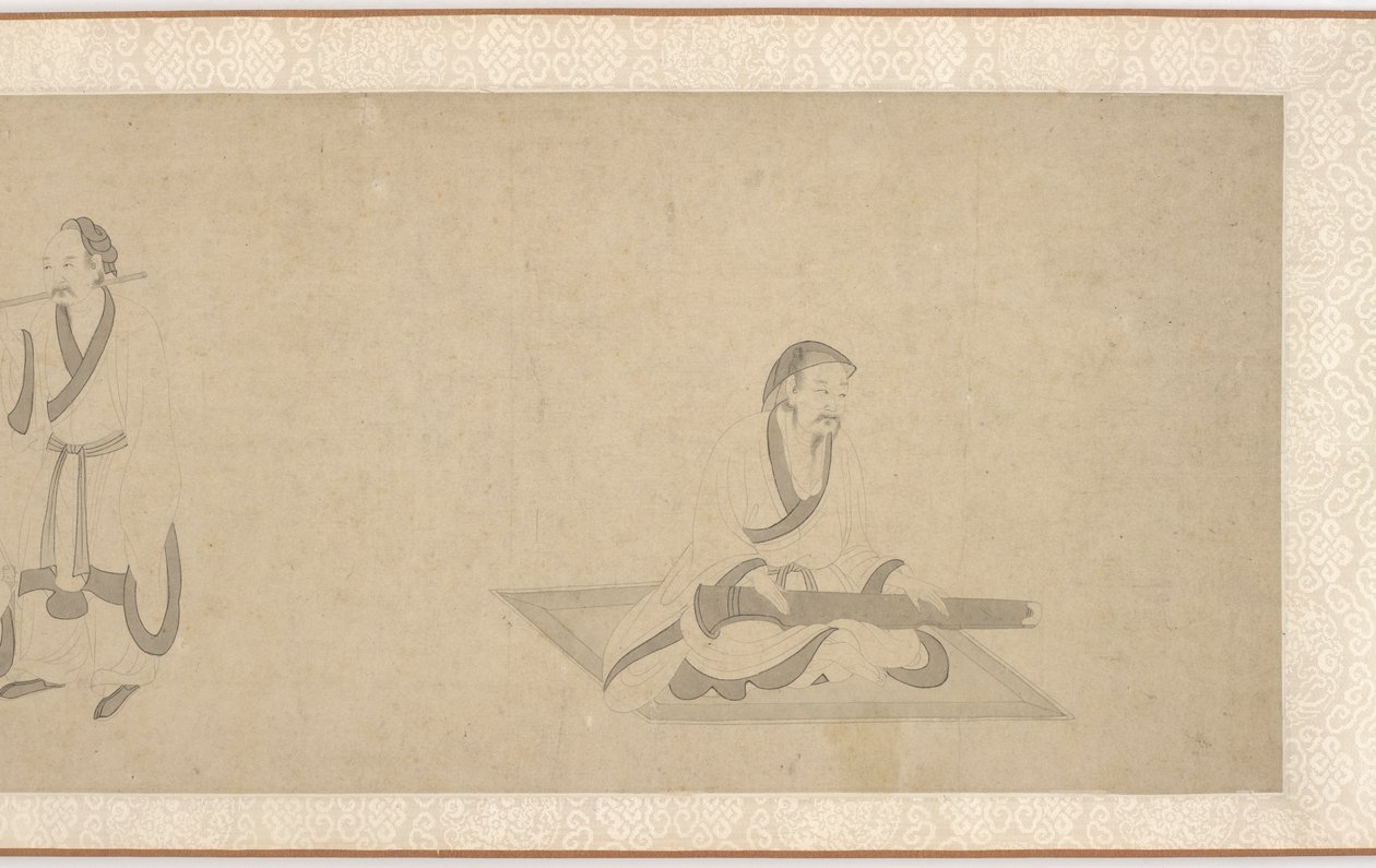 Scene dalla Vita di Tao Yuanming (parte 2) da Unknown artist