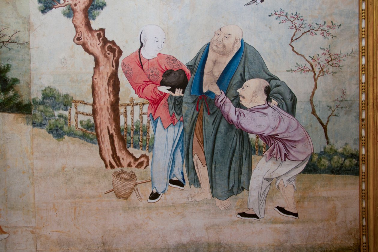 Scene di vita quotidiana in Cina, (dettaglio) da Unknown artist