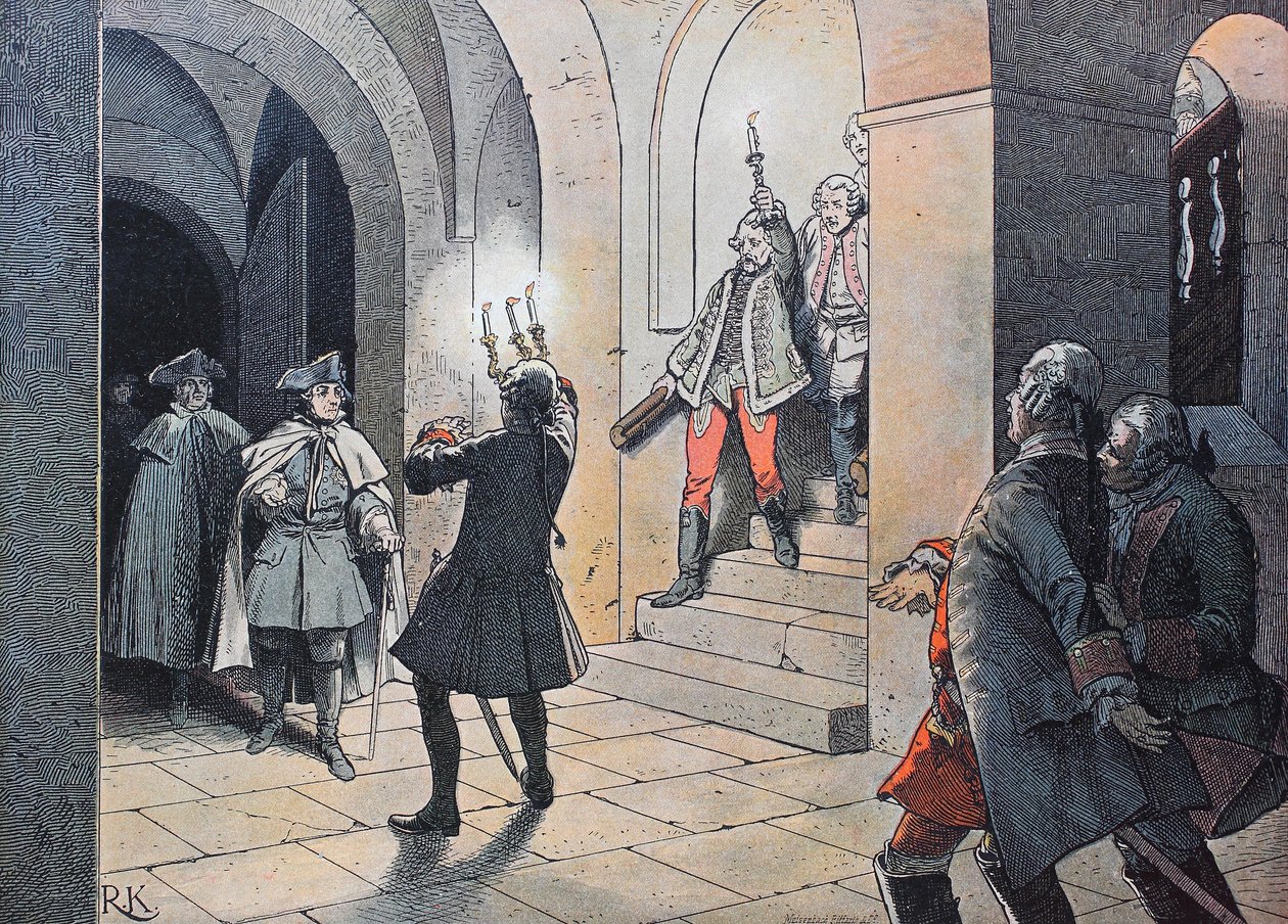 Guerra dei sette anni, tra il 1756 e il 1763, Re Federico il Grande da Unknown artist