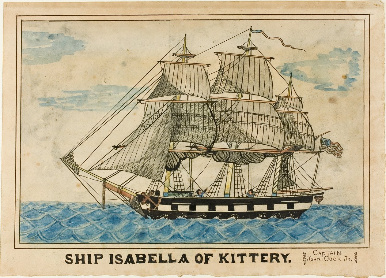 Nave Isabella di Kittery da Unknown artist