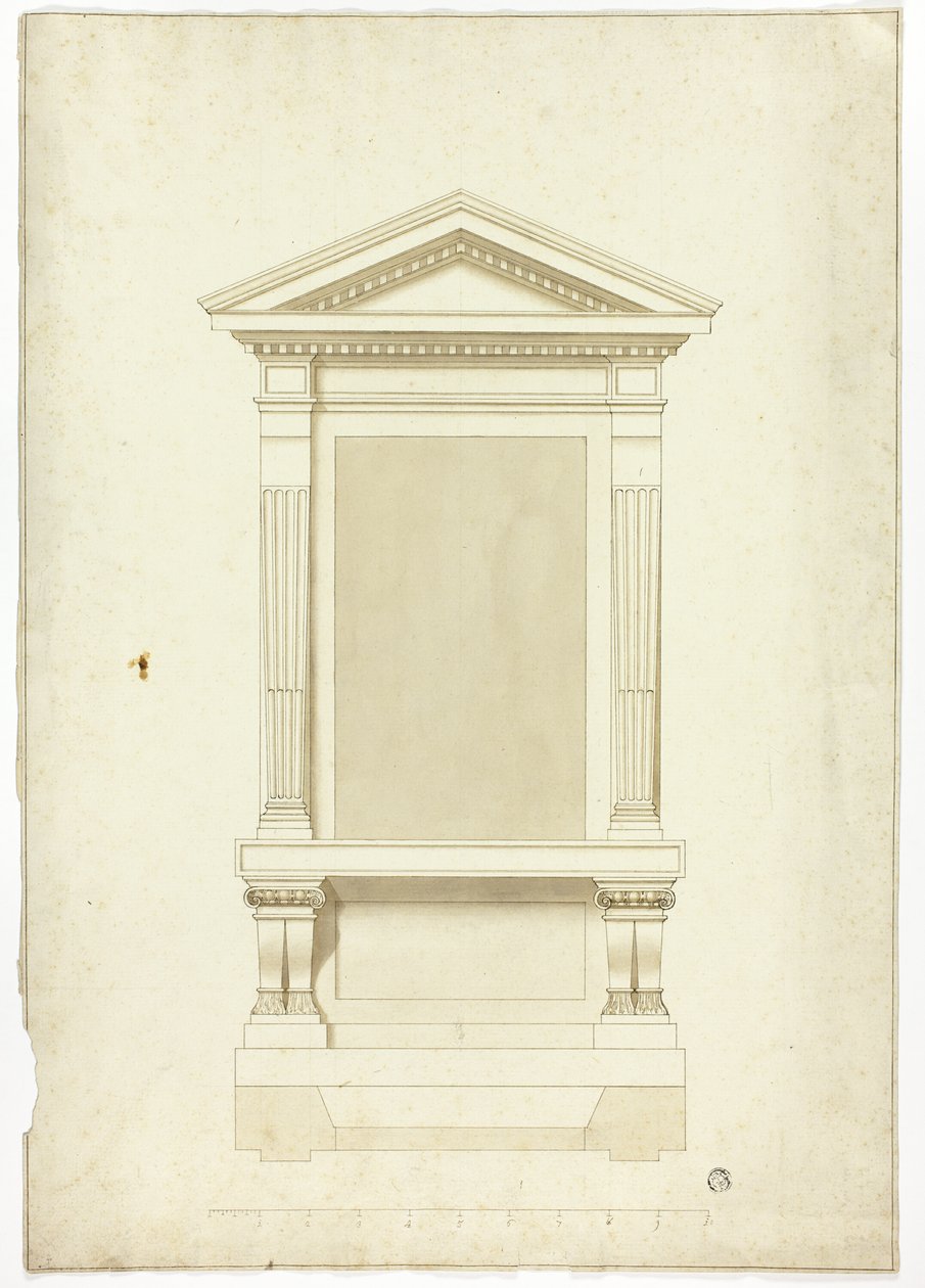 Altare laterale o tomba a muro da Unknown artist