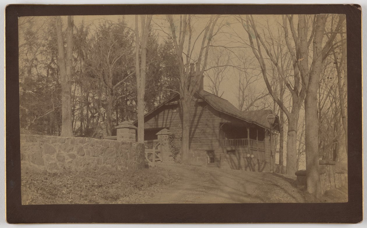 Silverspring. Loggia e ingresso. da Unknown artist