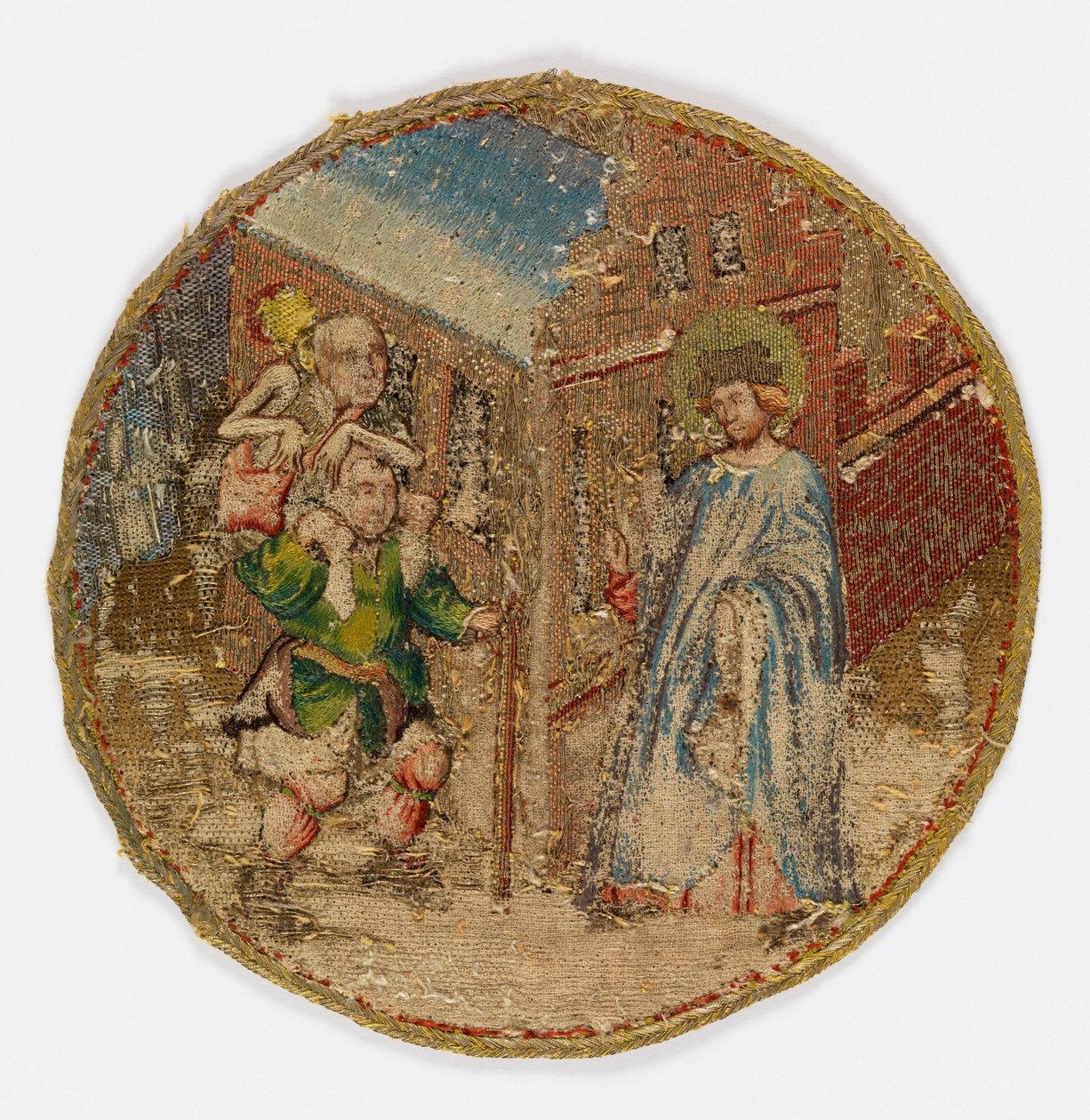 San Martino che guarisce i mendicanti zoppi e ciechi contro la loro volontà da Unknown artist