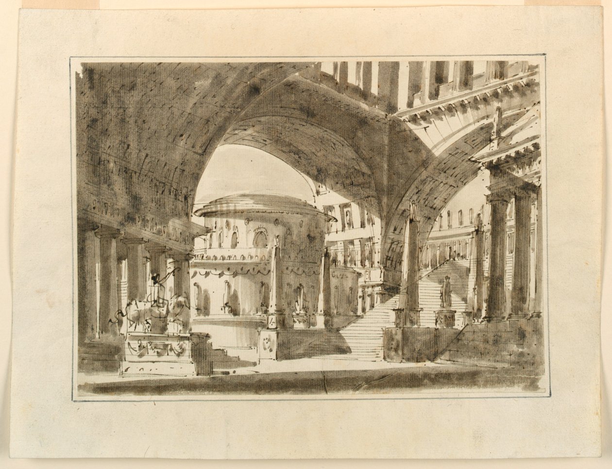 Scenografia, gruppo di edifici da Unknown artist