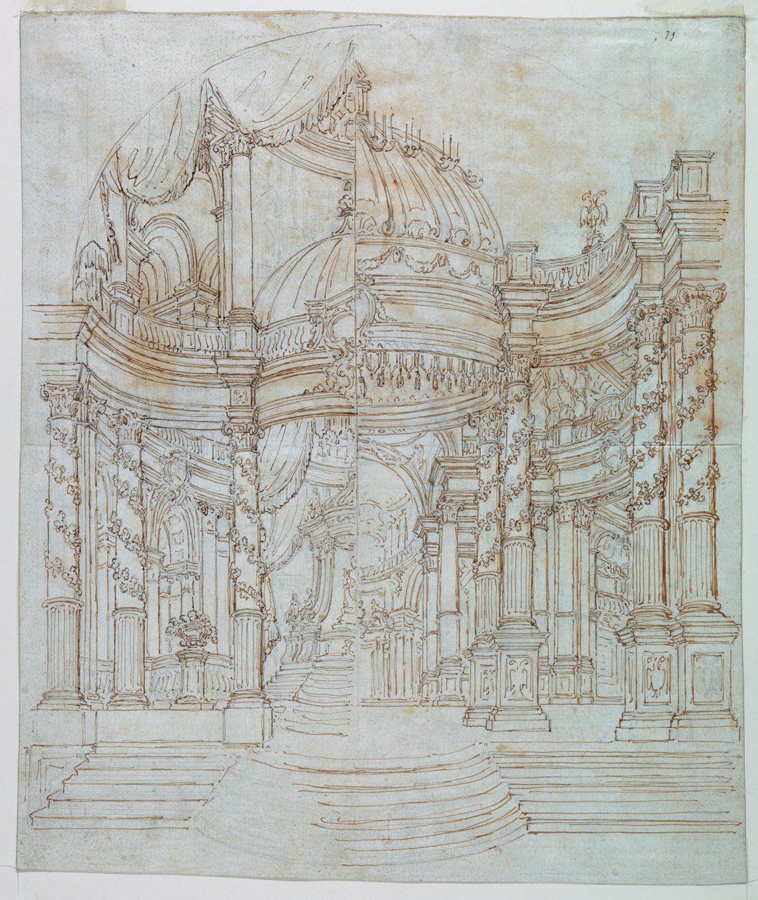 Scenografia: Architettura del Palazzo da Unknown artist